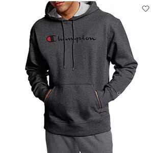 Champion Powerblend Fleece Mens Long Sleeve Hoodie